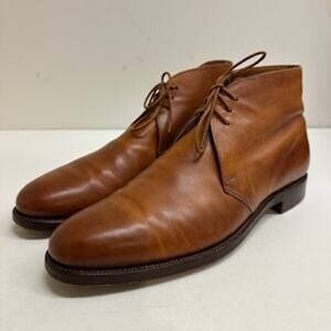 VERY GOOD Crockett & Jones x Peal & Co. x Brooks Brothers Chukka Brown Calf 9